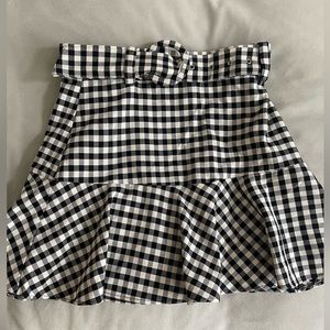 Zara Birmingham Skirt - black & White - S